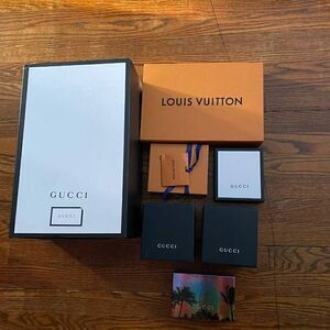 Authentic GUCCI/LV empty boxes in Great conditions!